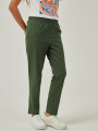 Pantalon Basilia Verde Oscuro