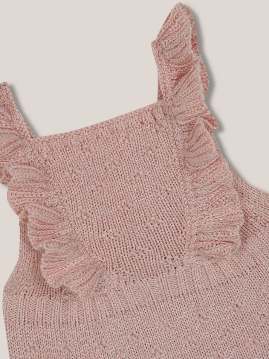 Ranita De Calados Con Volanates Rosa