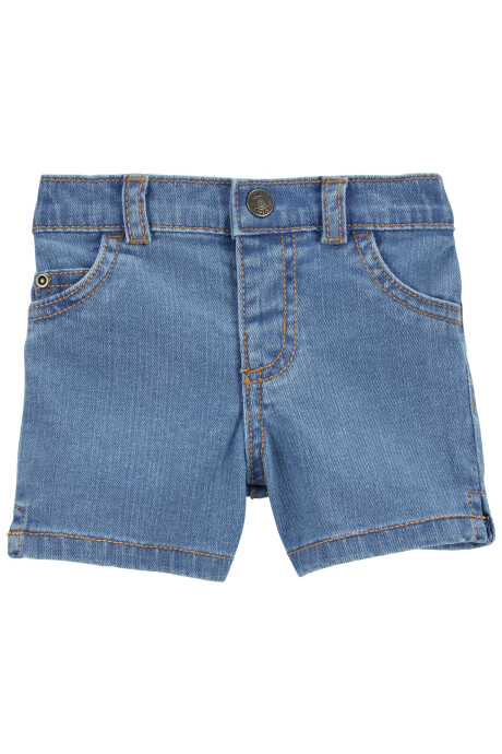 Set tres piezas short jean, camisa y remera de algodón Set tres piezas short jean, camisa y remera de algodón