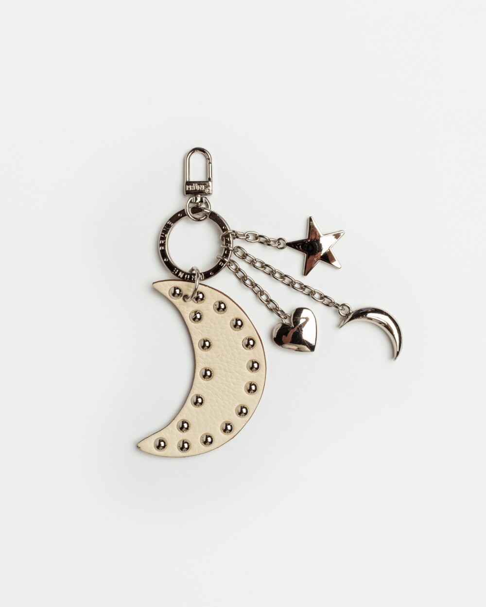 Llavero Starry Night en cuero graneado Cotton