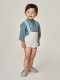 Camisa Mao De Lino Gris