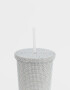 Accesorios Cocina Vaso Con Strass Plateado - Plateado Niquel