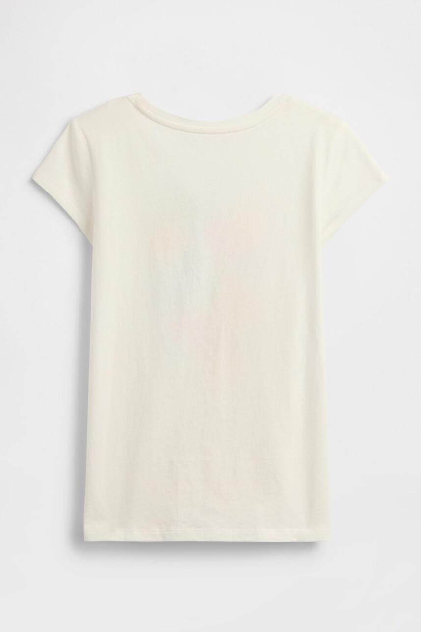 Remera Logo Gap Niña Smiley Face