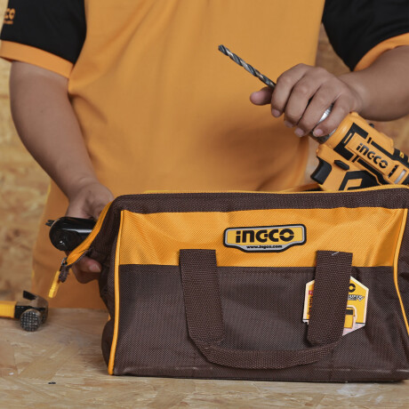 Bolso para Herramientas Ingco de 13 pulgadas Soporta Hasta 12Kg Bolso para Herramientas Ingco de 13 pulgadas Soporta Hasta 12Kg