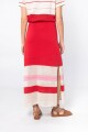 FALDA KNIT Crudo Beige