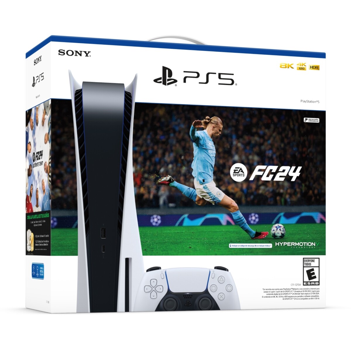 Consola PS5 PlayStation 5 con disco + Juego FC24 