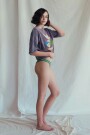 CAMISETA WOODSTOCK Violeta