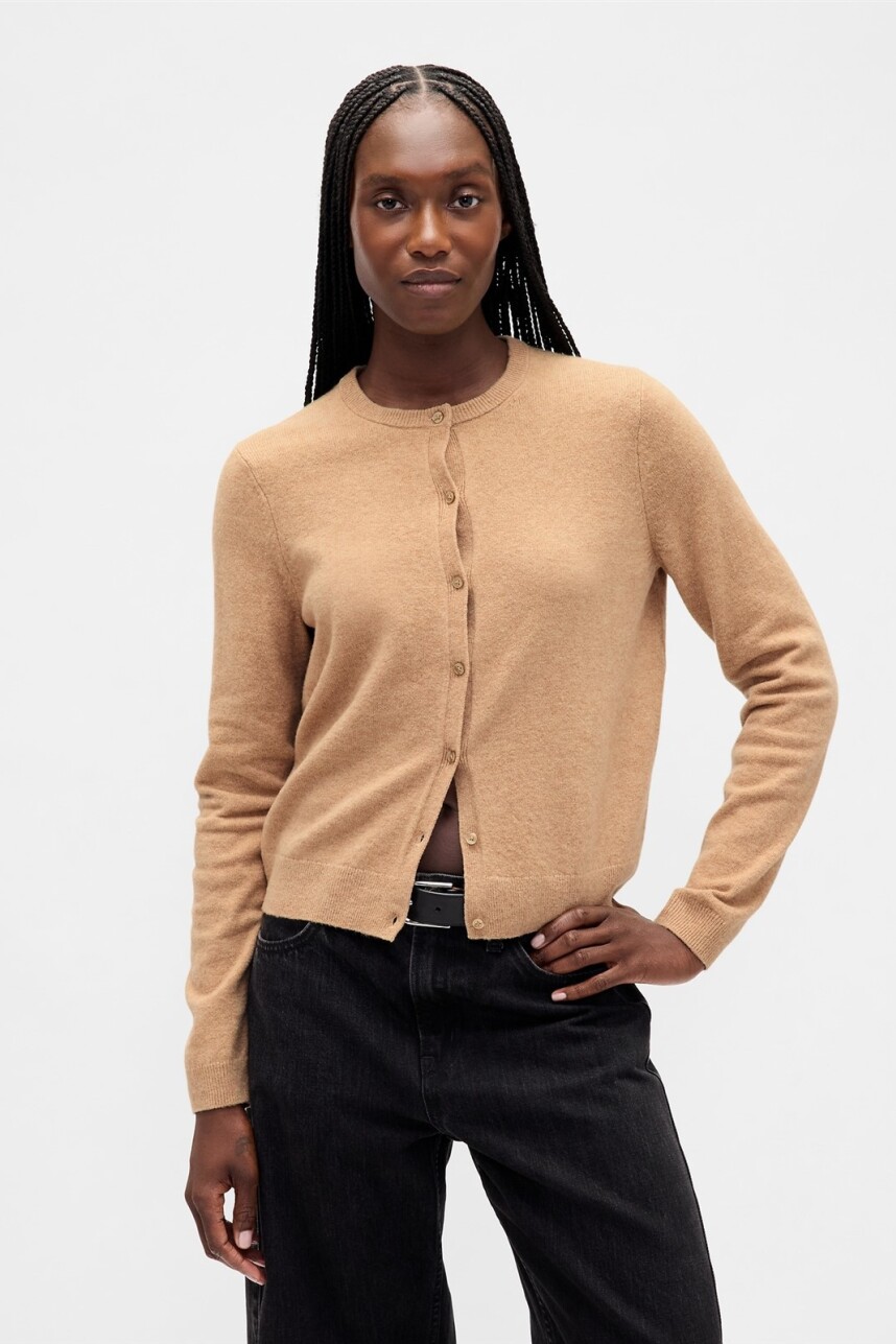 Saco Cashsoft Mujer Camel Heather B2277