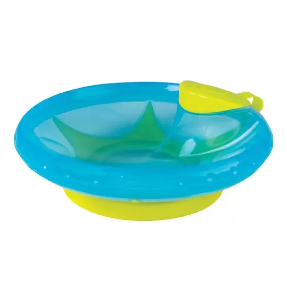 Plato termico con ventosa BUBA celeste