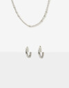 Bijouterie Set Metal Set De Bijouterie - Plateado Rodio