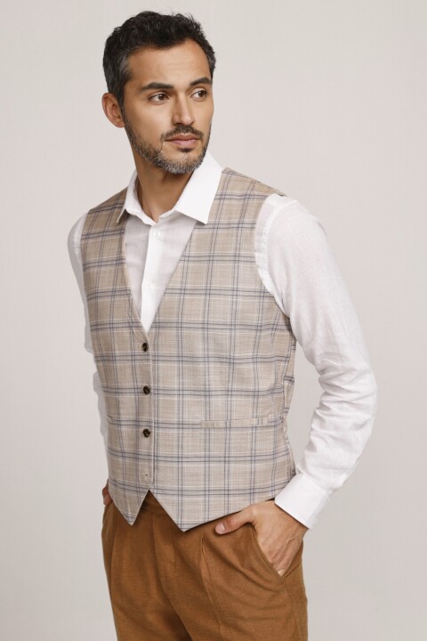 Chaleco Reversible Due Volti BEIGE/BEIGE