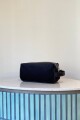Necessaire chico en simil Pana Negro