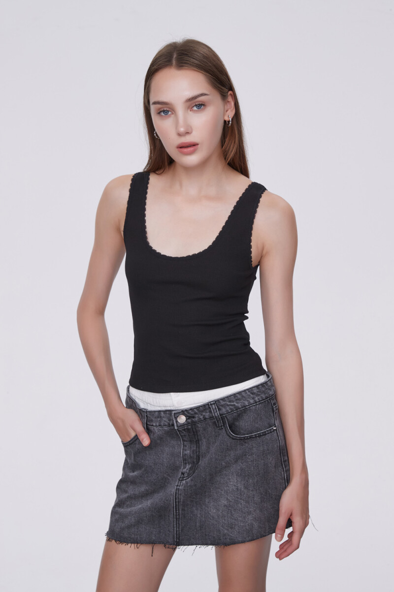 Musculosa Flam - Negro 