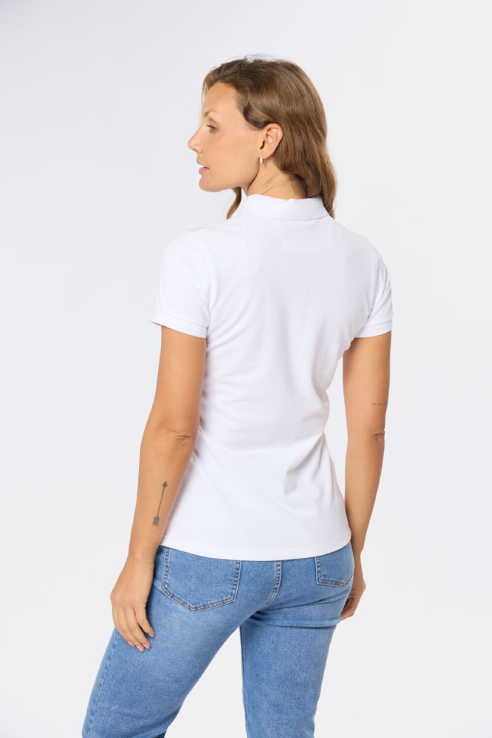 REMERA POLO PIQUÉ Blanco