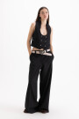 PANTALON CAPRI Negro