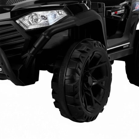 Auto Cuatriciclo A Bateria Arenero Luz Y Sonido Negro