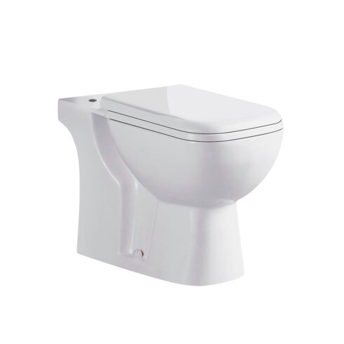 Inodoro Con Tapa Para Mochila Blanco Brillo De Porcelana Sanitaria Incluye Tapa Malawi 000