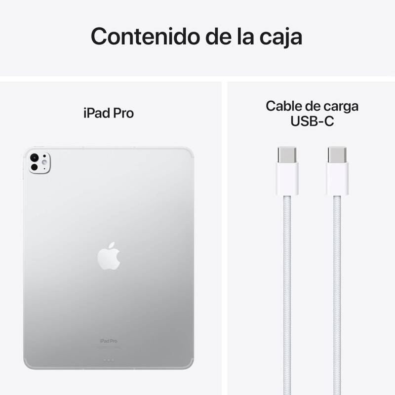 Tablet Apple iPad Pro M4 256GB 8GB MVXT3BZ 13" Plateado 5G Tablet Apple iPad Pro M4 256GB 8GB MVXT3BZ 13" Plateado 5G