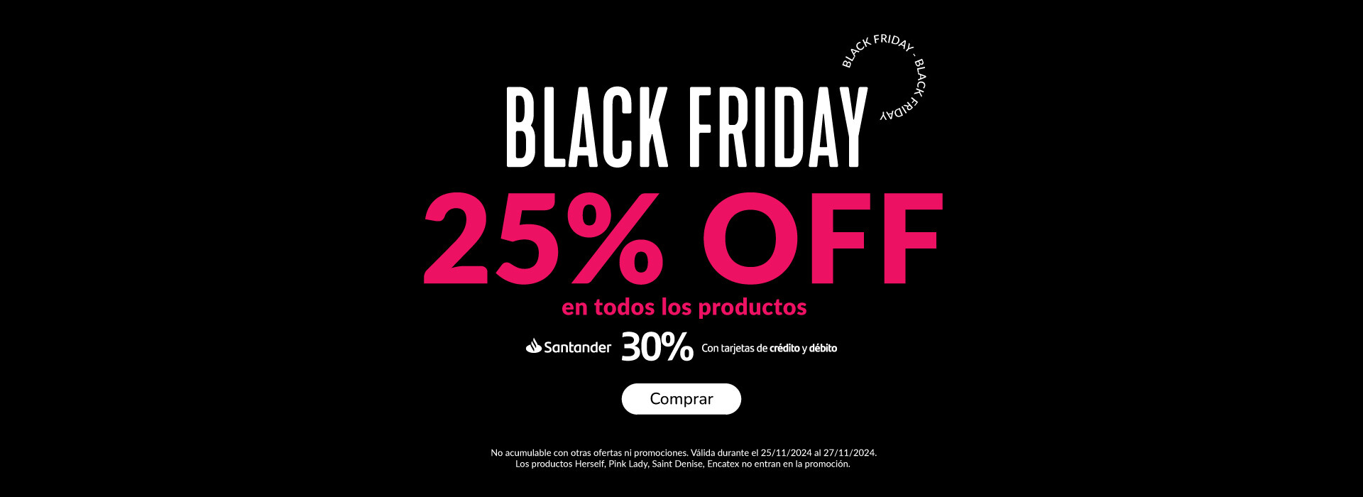 #Pre black friday 25% OFF