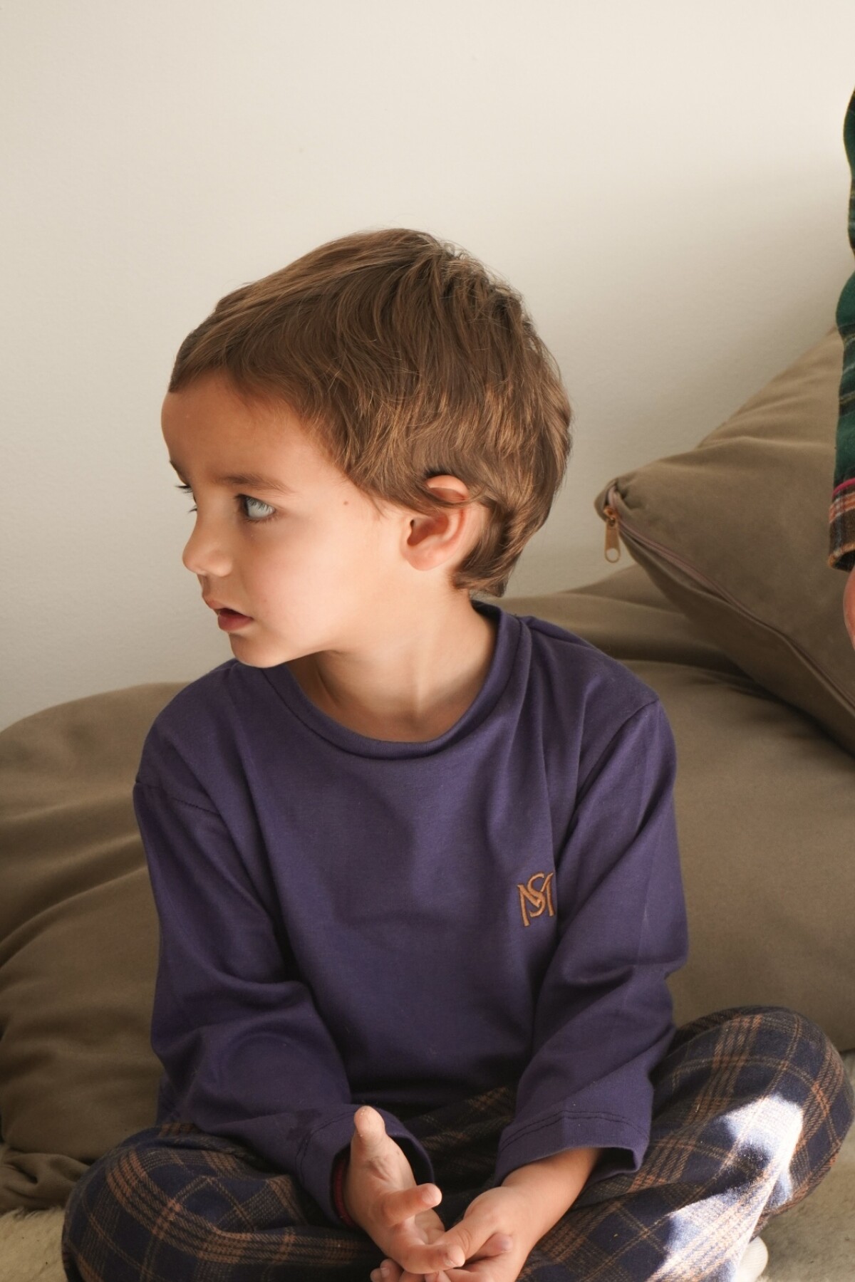 Mini Boy Sleepwalker Chocolate / Azul