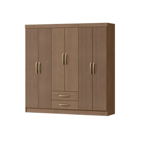 Ropero 6 Puertas 2 Cajones Almendra Ropero 6 Puertas 2 Cajones Almendra