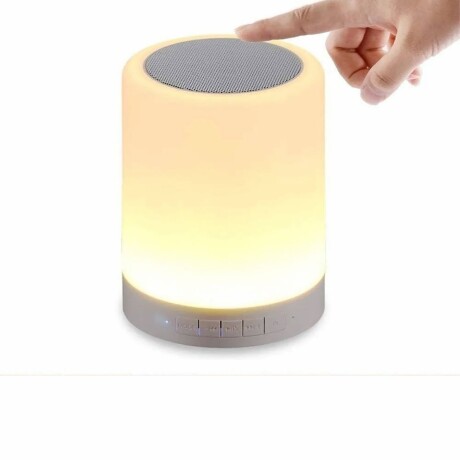 Lámpara Parlante Touch Inteligente Con Bluetooth Blanco
