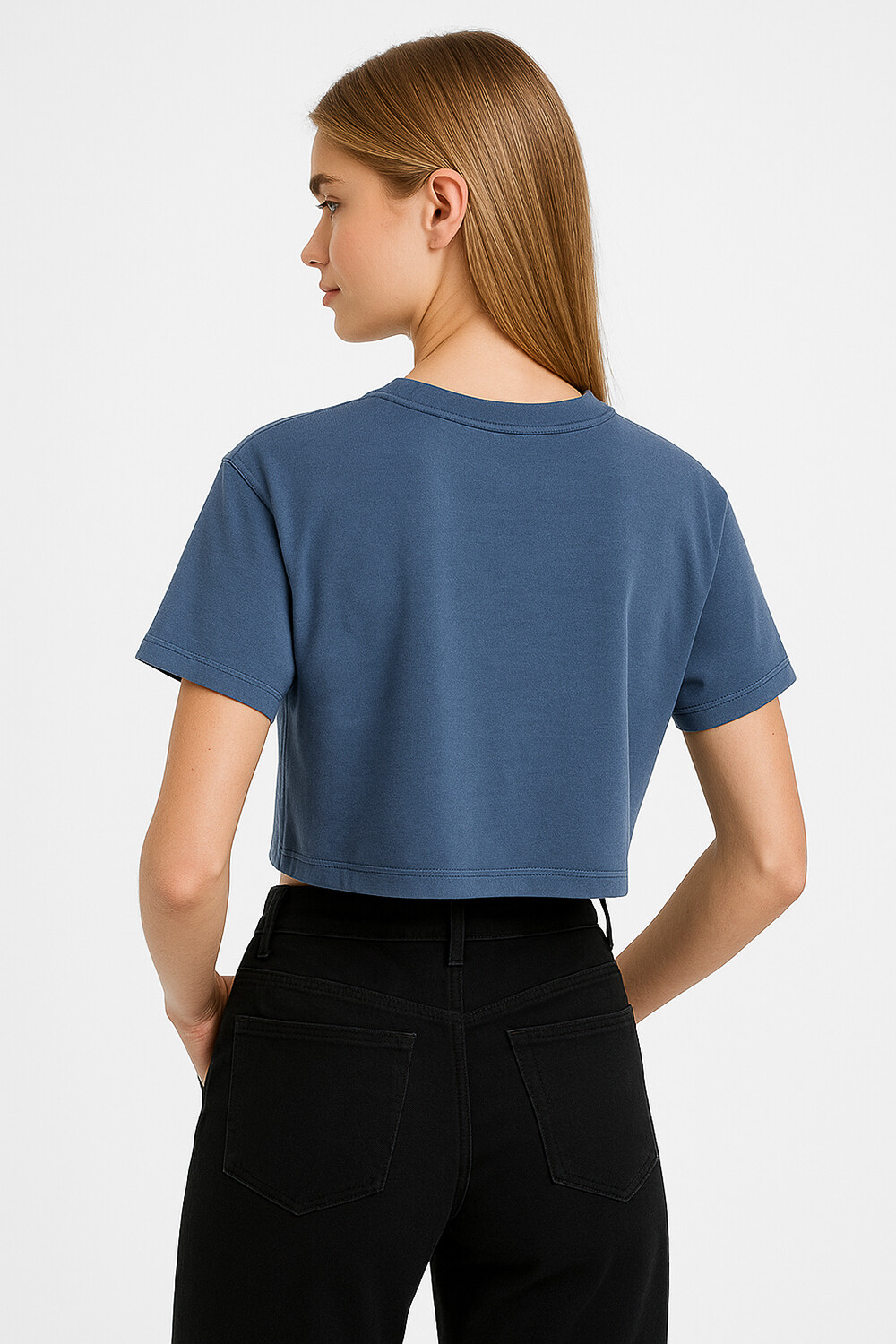 Remera Solis Azul Grisaceo