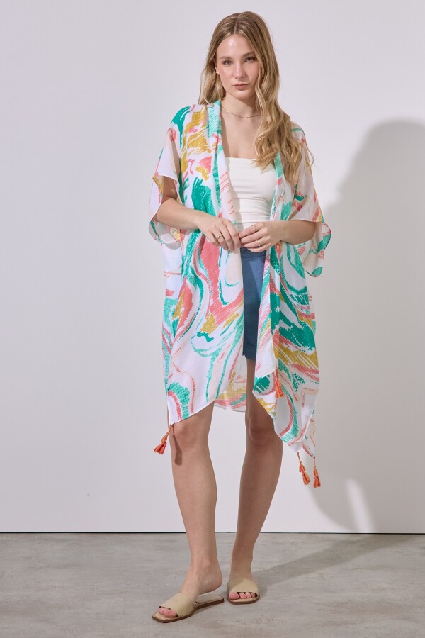 Kimono Summer MULTI/CORAL