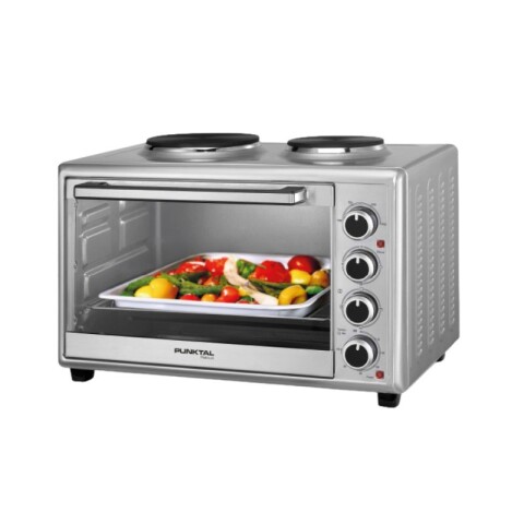 HORNITO ELÉCTRICO PUNKTAL PK48LIX 1000W DOS DISCOS Gris