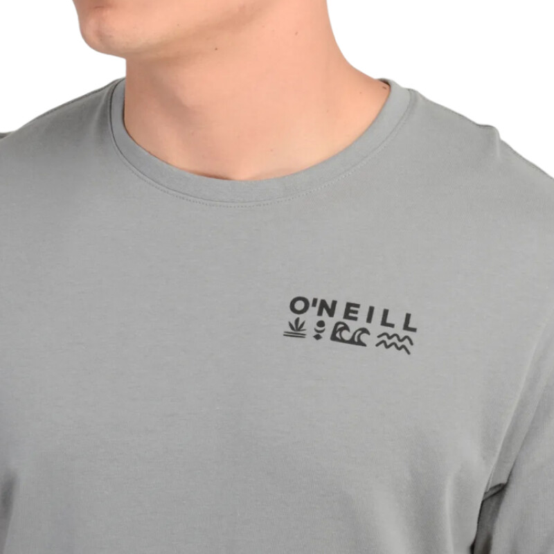 Remera Oneill Glyphs - Gris Remera Oneill Glyphs - Gris