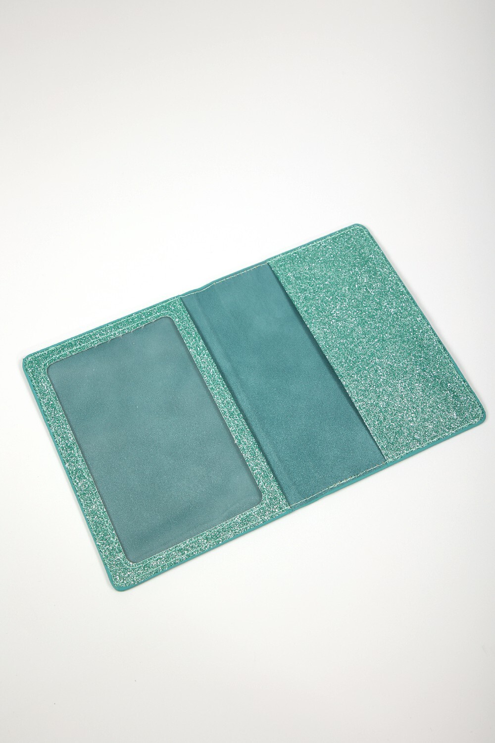 Porta Pasaporte Brillo Verde