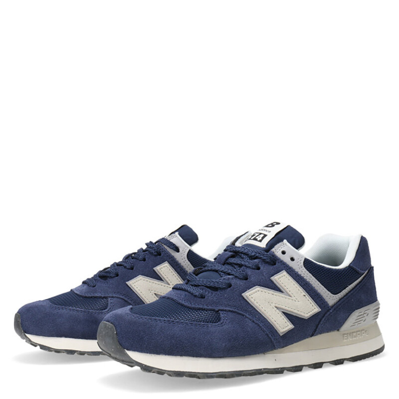 Championes de Hombre New Balance 574 Azul Marino - Beige