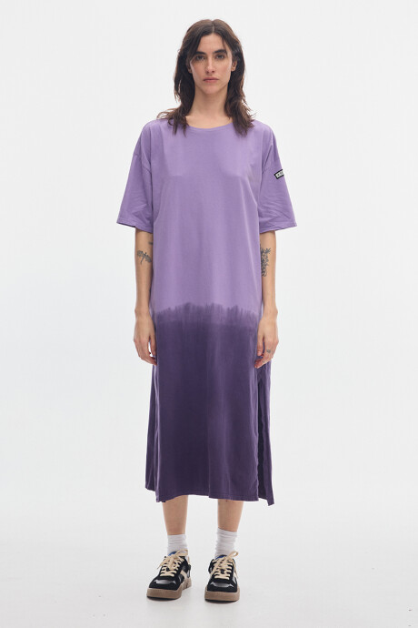 Vestido Pad Gradient Lila