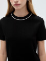 Remera Poit Negro