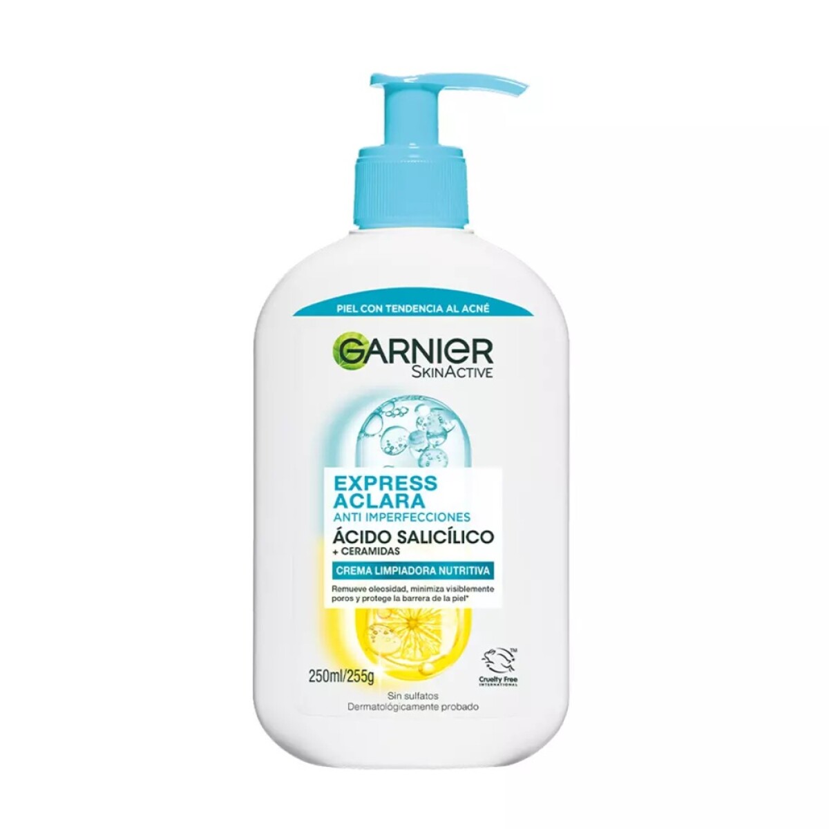Crema Limpiadora Garnier Gentle Anti Imperfecciones 250 Ml. 