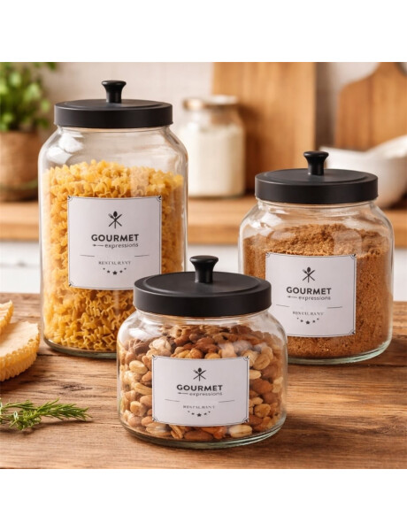 RECIPIENTE VIDRIO D16/H23.5CM 3 LITROS C/TAPA RECIPIENTE VIDRIO D16/H23.5CM 3 LITROS C/TAPA