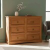 Cómoda Aparador Lumax 6 cajones madera maciza Cómoda Aparador Lumax 6 cajones madera maciza