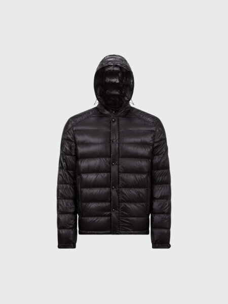 Moncler - Chaqueta corto con capucha Gliere Negro