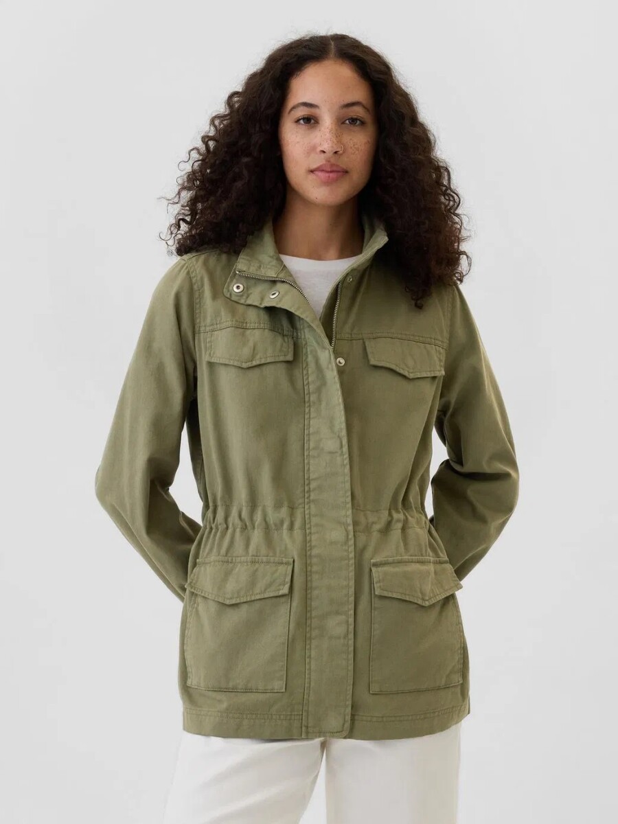 Campera Utility Mujer - Walden Green 