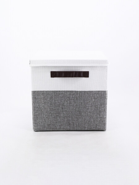 CAJA ORGANIZADORA CON TAPA GRIS