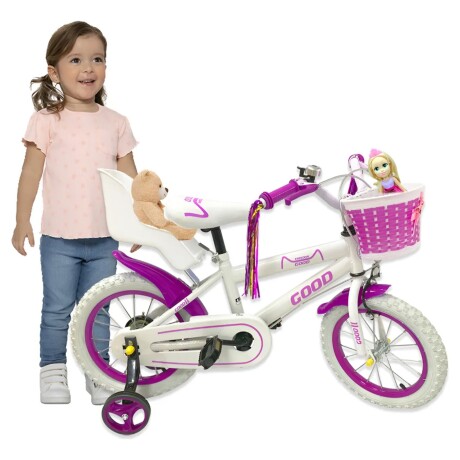Bicicleta infantil Good Rodado 12 Lila