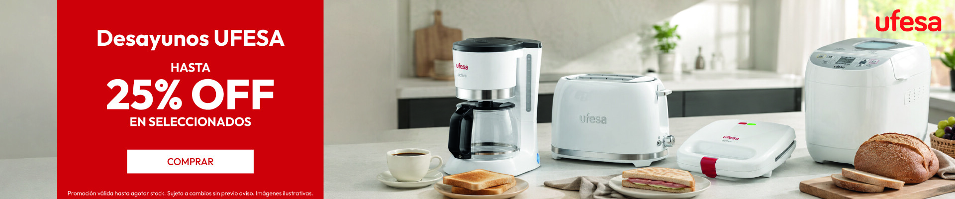 Promo desayuno Ufesa