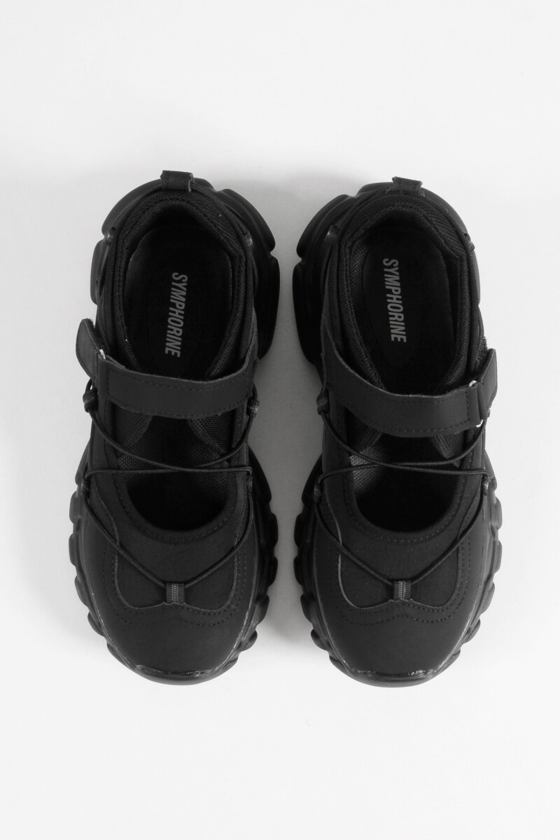 Zapatillas tipo ballerina negro