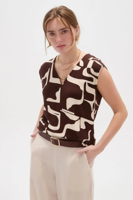 Blusa Olsar Estampado 1