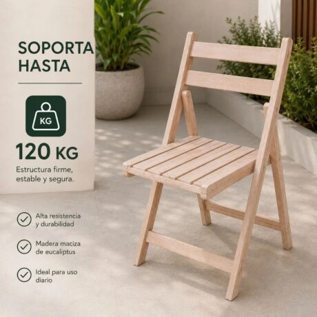 Silla Plegable Madera Eucaliptus Silla Plegable Madera Eucaliptus