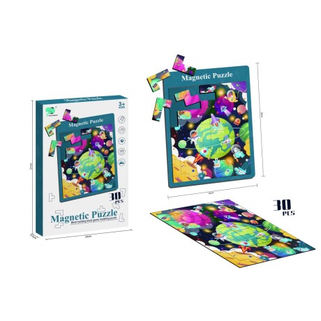 Puzzle magnético infantil - espacio 81265 001