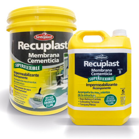 Membrana Cementicia BICOMPONENTE Sinteplast Pack 15 + 5 kilos