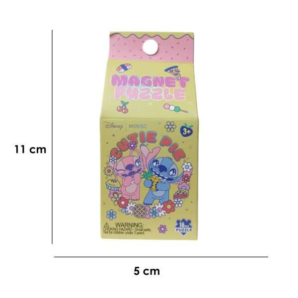 Puzzle magnético Stitch amarillo