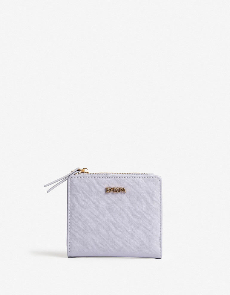 Billetera Billetera Con Solapa - Violeta Lila