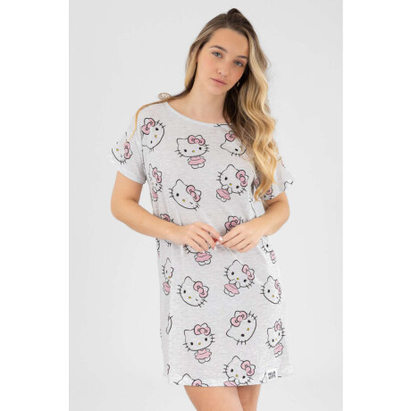 Hk pink bow dress Gris